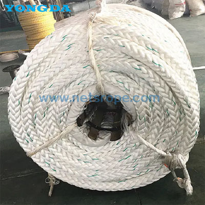 軽量で強固で紫外線耐性のある海用ロープの12本のポリプロピレン単線繊維ロープ